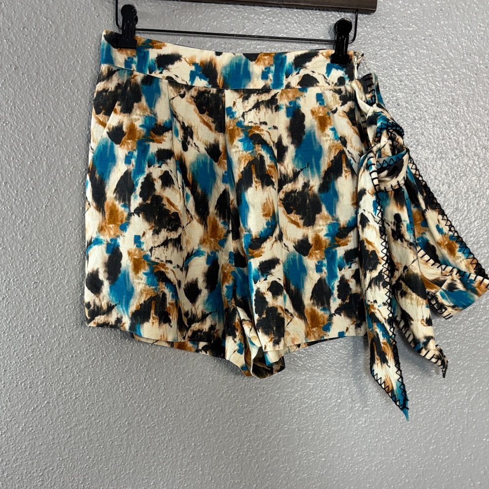 Hunter Bell Multicolor Abstract Print Shorts